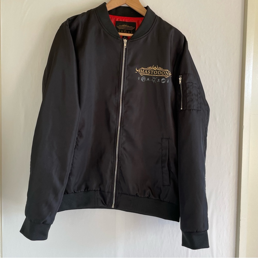 Mastodon Black Jacket Size L